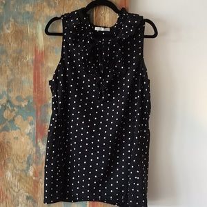 Black and white polka dot shirt